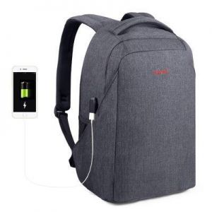 Tigernu Large Capacity Backpack 15.6 inch USB Chargering Waterproof Outdoor Comfortable Design Student Travel Laptop Bag