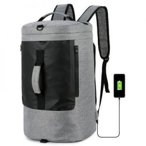 shopping תיקי לפטופ USB Chargering Backpack Large Capacity Outdoor Waterproof Short Tour Laptop Bag