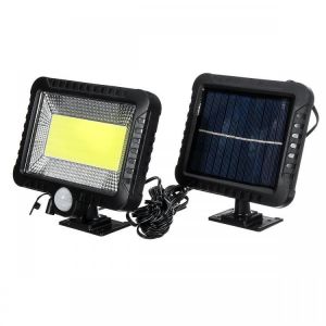 IPRee&reg; COB 100LED 30W 600Lumen IP65 Solar Lamp Outdoor Park Yard Garden Light Camping Light Work Light