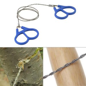 IPRee&reg; Camping Wire Saw Stainless Steel Travel Garden Branch Fretsaw Emergency Survival Gear