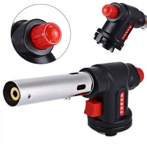 IPRee&reg; Gas Torch Flame Blowtorch Cooking Soldering Butane AutoIgnition gas-Burner Lighter Heating Welding gas burner flame