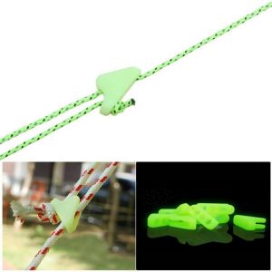 shopping קמפינג וטיולים Outdoor Nightglow Luminous Rope Cord Fastener Adjustable Triangle Buckle Tent Canopy Accessories