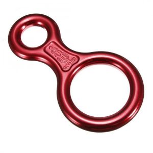 IPRee&trade; 30KN  Climbing Rappel Dscender Eight Ring Aluminum Outdoor Mountaineering