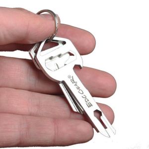 IPRee&trade; 3 In 1 EDC Pocket Key Tool Stainless Steel Bottle Opener Rope Cutter Combination Kit