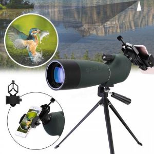 Xmund XD-TE1 25-75x70 Zoom Monocular HD BAK4 Optic Bird Watching Spotting Telescope +Tripod+Phone Holder