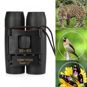 IPRee&reg; 30x60 Folding Binocular HD Red Coated Film Lens Telescope Low Light Level Night Vision 126M/1000M