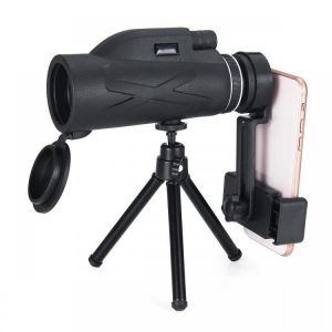 80x100 Magnification Portable Monocular Telescope Powerful Binoculars Zoom Great Handheld Telescope Military HD Professional Hunti