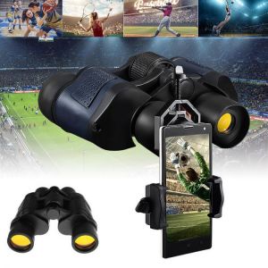 60x60 BAK4 Outdoor Tactical Binocular HD Optic Night Vision 3000M Coordinates Telescope Camping Hiking