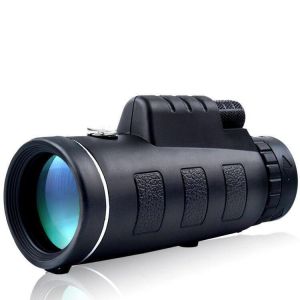 IPRee&reg; 40X60 Upgraded Outdoor Monocular With Compass HD Optic Low Light Level Night Vision Telescope Camping Travel