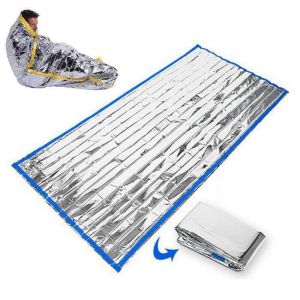 IPRee&trade; 200x100CM PET Emergency Sleeping Bag Outdoor First Aid Survival Lifesaving Mat Pad