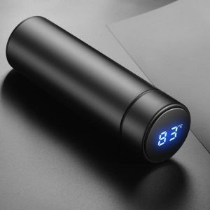 IPRee&reg; 500ml Vacuum Thermos LCD Temperature Display Water Bottle Stainless Steel Double Wall Insulated Cup