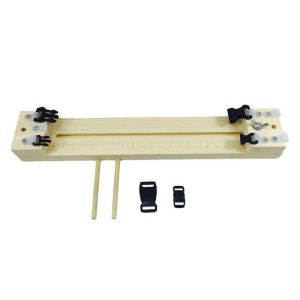 IPRee&reg; DIY Jig Solid Wood Paracord Bracelet Maker Knitting Tool Wristband Weaving Braiding Device