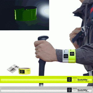 Miaomiaoce Scotchlite Reflective Wristband One Second Quick Wearing Automatic Flexible Fluorescent Light Strap from xiaomi youpin