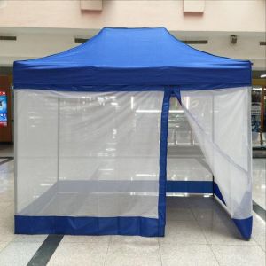 shopping קמפינג וטיולים 3x3m 1 Side Wall Canopy Anti-mosquito Nets Breathable Windproof Shelter Tent Outdoor Camping Travel