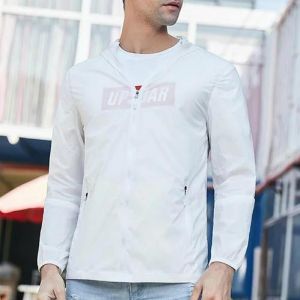 Men's Outdoor Light Weight Water Resistant Sun-protective Coat Casual Sports Skin Coat
