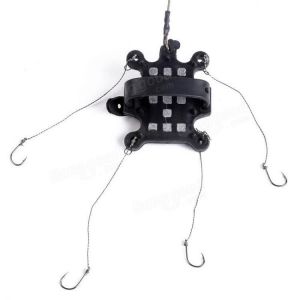 ZANLURE Fishing Tackle Lead Sinker With 4pcs Hooks Line Fishing Accessory Outdoor Boat Fishing Barb Hooks
