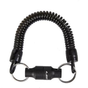LEO 1pc Fly Fishing Magnetic Hanging Buckle With Spring Line Release Net Holder Buckle Fishing Tool