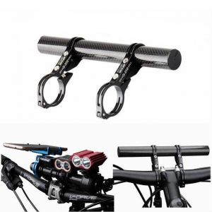 GUB 202 Carbon Fiber Al Bike Bicycle Extended Handlebar Extension Light Lamp Computer Phone Mount Bracket Stand Holder
