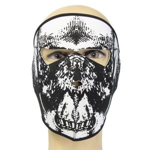 Neoprene Full Face Reversible Biker Skateboard Motor Bike Scary Sports Mask CS Mask