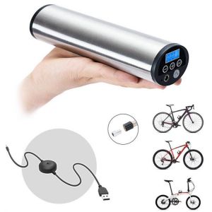CYCPLUS 2 in 1 150PSI Hand-held USB Rechargeable Automatic Air Inflator for All Models Bicycle/ Car/ Motorcycle with Schrader/Pres