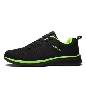 TENGOO Fly-DMen Sneakers Ultralight Soft Breathable Bouncy Shock Absorption Running Ball Game Sneakers