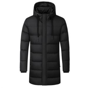 TENGOO Intelligent Temperature Control Jacket Long Section USB Rechargeable Waterproof Windproof Winter Coats