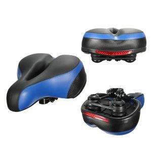 Wide Big Bum Road MTB Bike Saddle Bike Bicycle Seat Cushion Shockproof And Reflector
