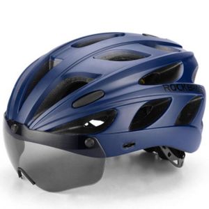 ROCKBROS Bike Magnetic Helmet Sunglasses Bicycle Helmet Cycling Polarized Lense Visor Light Helmets