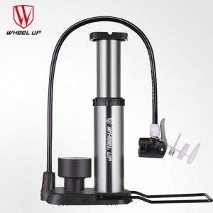 WHEEL UP Portable Mini Bike Pump Ultralight Bike Hose with Pressure Gauge 120 Psi High Pressure Bicycle Accessories