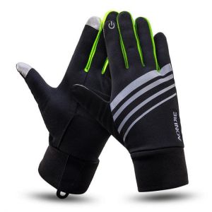 shopping אופניים, קורקינט וציוד רכיבה AONIJIE 1 Pair Winter Thermal Warm Full Finger Glove Skiing Cycling Gloves Skiing Gloves