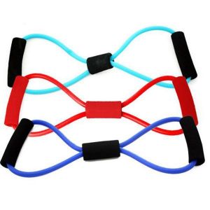 shopping כושר Sports Fitness Yoga Resistance Band 8 Shape Pull Rope Tube Equipment