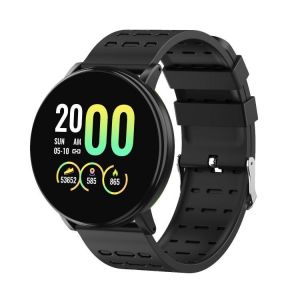 XANES&reg; Y19 1.3in 2.5D Glass Color Touch Screen IP68 Waterproof Smart Watch HR BP spO2 Monitor Multiple Sports Modes Langua