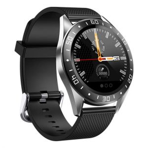 XANES&reg; GW15 1.22in Color Touch Screen Smart Watch Adjustable Brightness Weather Forecast Multiple Languages HR BP SpO2 Mon