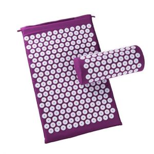 KALOAD Acupuncture Massage Pad Yoga Mats with Acupuncture Pillow Sports Fitness Fatigue Relief Acupoint Massage Pad