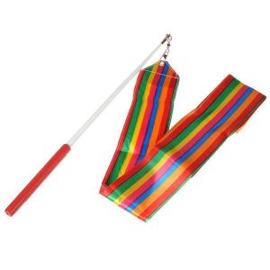 4M Dance Ribbon Gym Rhythmic Art Gymnastic Ballet Streamer Ribbon