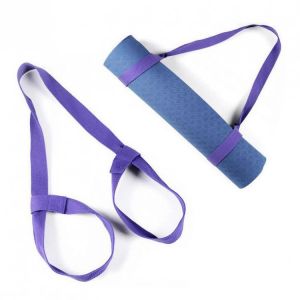 KALOAD Cotton Yoga Mat Strap Sling 37-59inch for Standard Thick Fitness Yoga Mats Yoga Strap