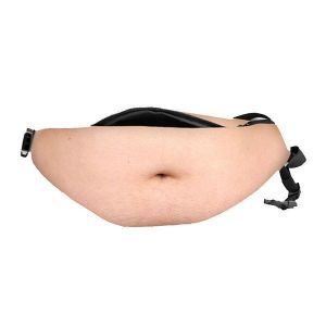 Casual Dad Bod Phone Waist Bag Flesh Colored Beer Fat Belly Fanny Pack Dadbag