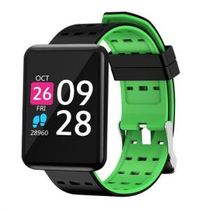 XANES&reg; J20 1.44'' IPS Color Screen IP67 Waterproof Smart Watch Heart Rate Monitor Motion Data Tracking Fitness B