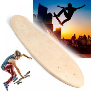 shopping סקייטבורד וספורט בחוץ ALFAS Maple 7 Layers 24 Inch Skateboard DIY Fish Board Blank Deck Plate Street Cruising