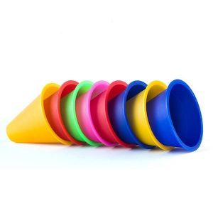 10pcs/lot Training Marking Cones Slalom Skate Pile Cup-Random Color