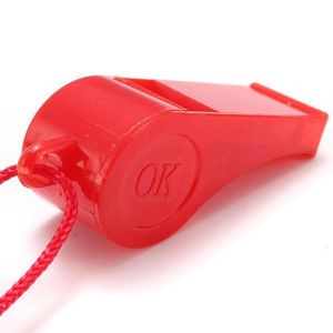 shopping סקייטבורד וספורט בחוץ 20 PCS Plastic Whistle With Hang Rope Emergency Survival Sports Many Colors