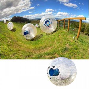 Outdoor Garden Yard 2.5m Inflating Zorb Ball Human Hamster Bumper Water Ball For Kids Adults