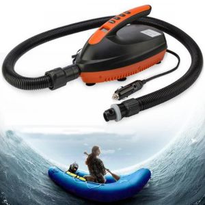 12V LED Display Outdoor Sports SUP Vehicle Inflatable Pump Paddle Board Dinghy Kayaking Air Pump with 6pcs Air Tap