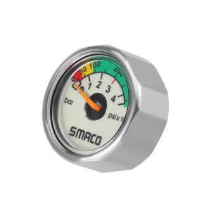 SMACO M10 Stainless Steel S300 Pressure Gauge Outdoor Diving Breathing Apparatus Instrument Waterproof Barometer Oxygen Cylinde