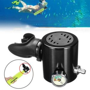 Diving Oxygen Tank Cylinder Adapter Valve Head Set Replacement Mouthpiece Diving Accessories