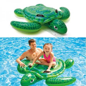 Children Swim Ring Inflatable Turtle Cartoon Float Seat Boat Baby Water Toy