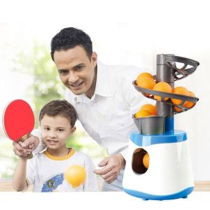 15pcs/min Ping Pong Table Tennis Robot Automatic Ball Launcher Machine for Kids Grown-up Professional Athletes Students Beginners 