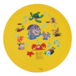 68inch Kid Swimming Air Mattress Water Splash Mat Outdoor Water Play Mat Wading Toy
