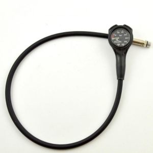 KEEP DIVING GG-994 400 BAR Diving Barometer Underwater Waterproof Luminous Pressuremeter Water Sports Equipment-Black/White