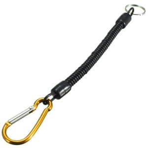 5PCS Max 90CM Fishing Lanyard Boating Kayak Camping Secure Pliers Lip Grips Tackle Tools Camping Carabiner Fish Tools Fishing Divi
